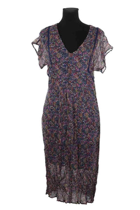 Robe Ba&Sh Diana Bleu en Viscose, taille L - Seconde Main