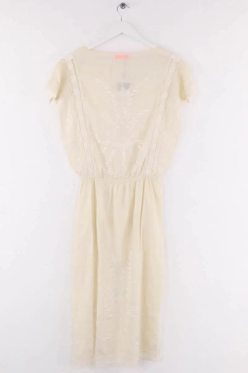 Robe Ba&Sh Ecru en Coton