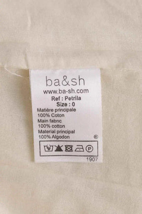 Robe Ba&Sh Ecru en Coton