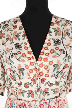 Robe Ba&Sh Ecru en Polyester