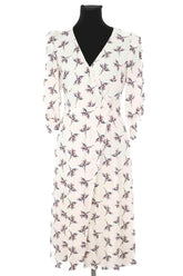 Robe Bash Ecru en Viscose, taille S - Seconde Main