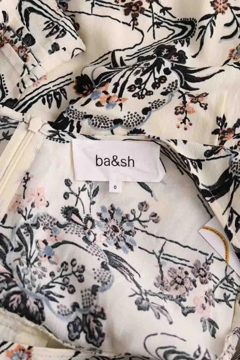 Robe Ba&Sh Ecru en Viscose