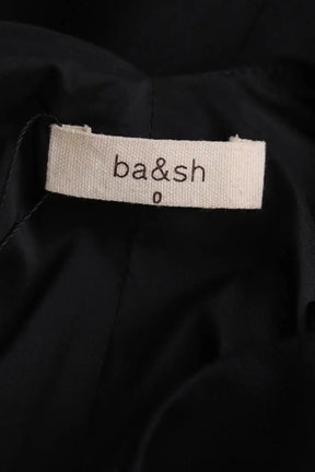Robe Ba&Sh Garance Noir en Synthétique