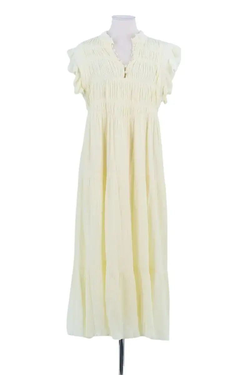 Robe Ba&Sh Jaune en Coton, taille S - Seconde Main