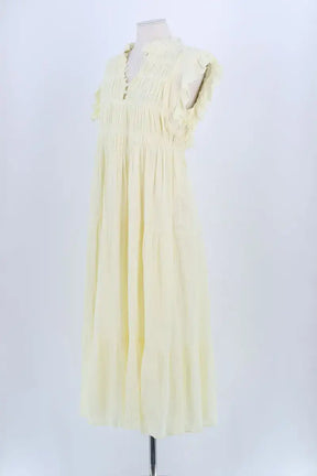 Robe Ba&Sh Jaune en Coton