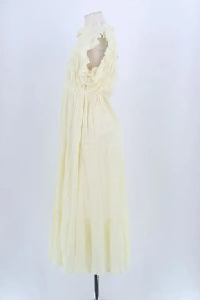 Robe Ba&Sh Jaune en Coton