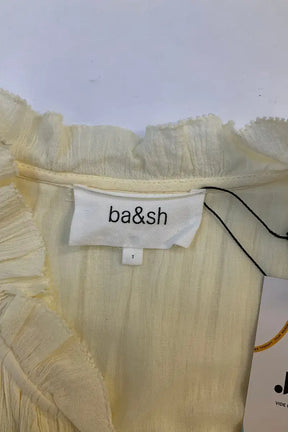 Robe Ba&Sh Jaune en Coton