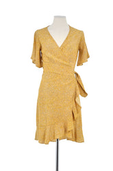 Robe Bash Jaune en Viscose, taille XS - Seconde Main