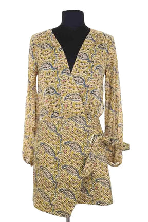 Robe Ba&Sh Kaki en Coton, taille XS - Seconde Main