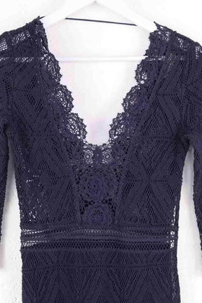 Robe Ba&Sh Kya Bleu en Coton