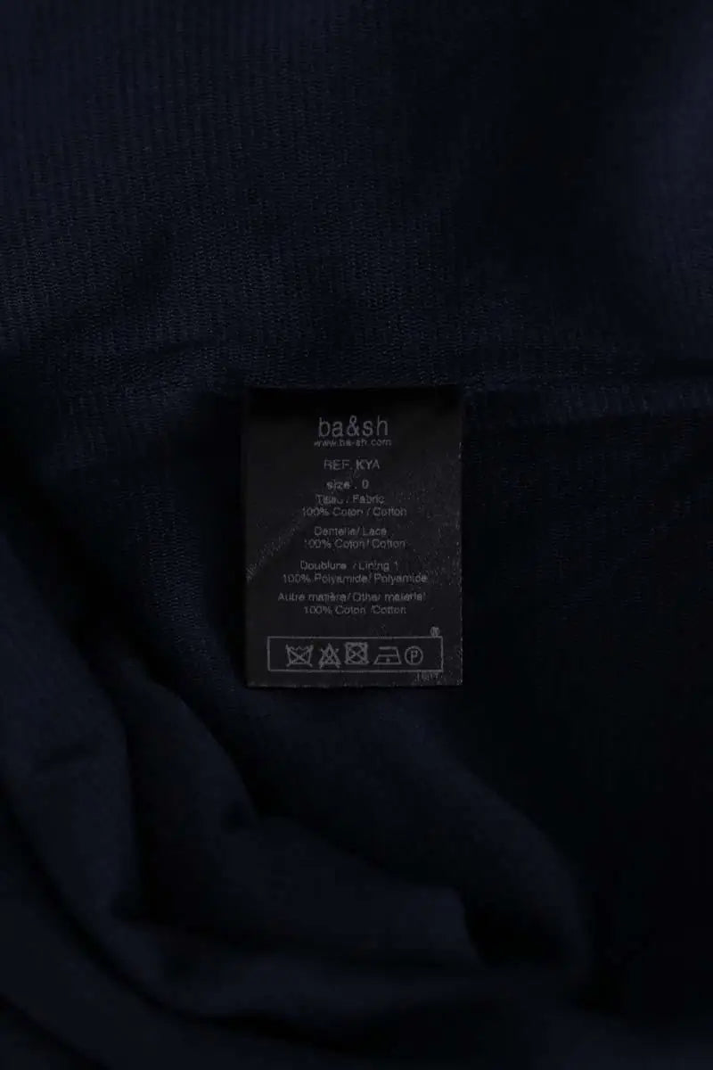 Robe Ba&Sh Kya Bleu en Coton