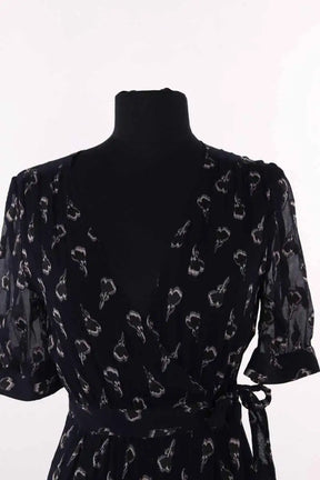 Robe Ba&Sh Madona Noir en Soie