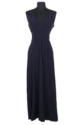 Robe Ba&Sh Marine en Coton, taille S - Seconde Main