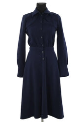 Robe Bash Marine en Polyester, taille XS - Seconde Main