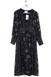 Robe Ba&Sh Marine en Synthétique, taille M - Seconde Main