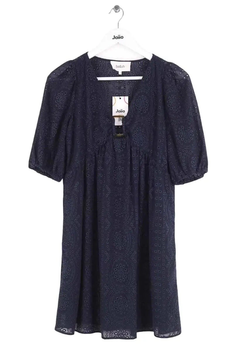 Robe Ba&Sh Marine en Synthétique, taille XS - Seconde Main