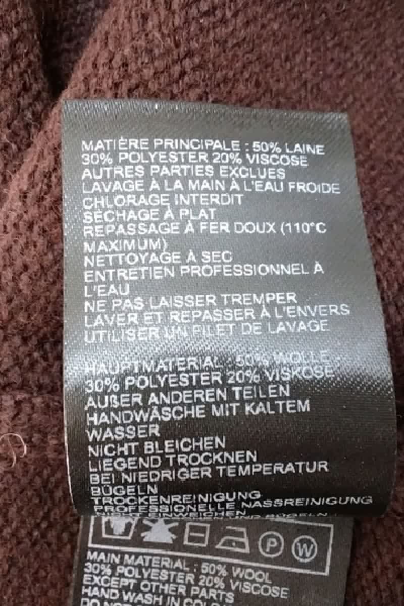 Robe Bash Marron en Laine