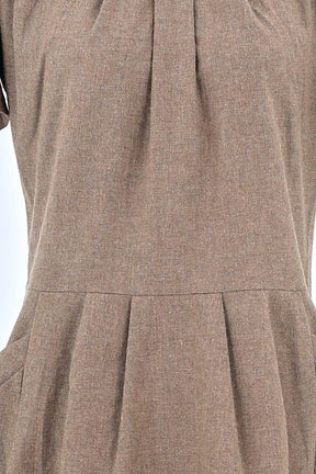 Robe Bash Marron en Polyester