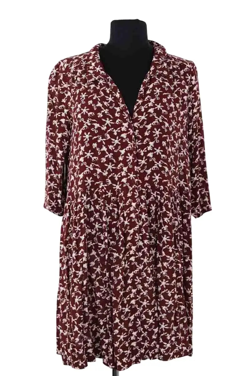 Robe Ba&Sh Marron en Synthétique, taille XS - Seconde Main