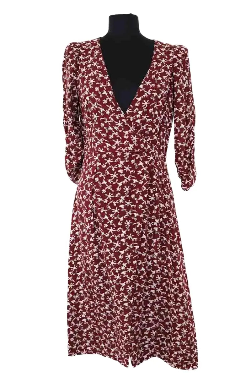 Robe Ba&Sh Marron en Viscose, taille S - Seconde Main