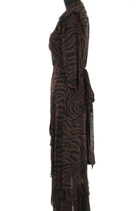 Robe Bash Marron en Viscose