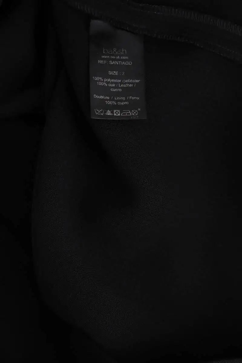 Robe Ba&Sh Noir en Synthétique