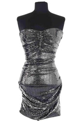 Robe Ba&Sh Noir en Synthétique, taille S - Seconde Main