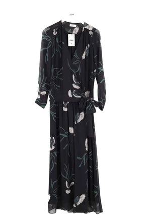 Robe Ba&Sh Noir en Synthétique, taille S - Seconde Main