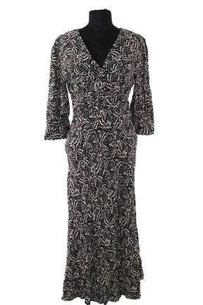 Robe Ba&Sh Noir en Viscose, taille M - Seconde Main
