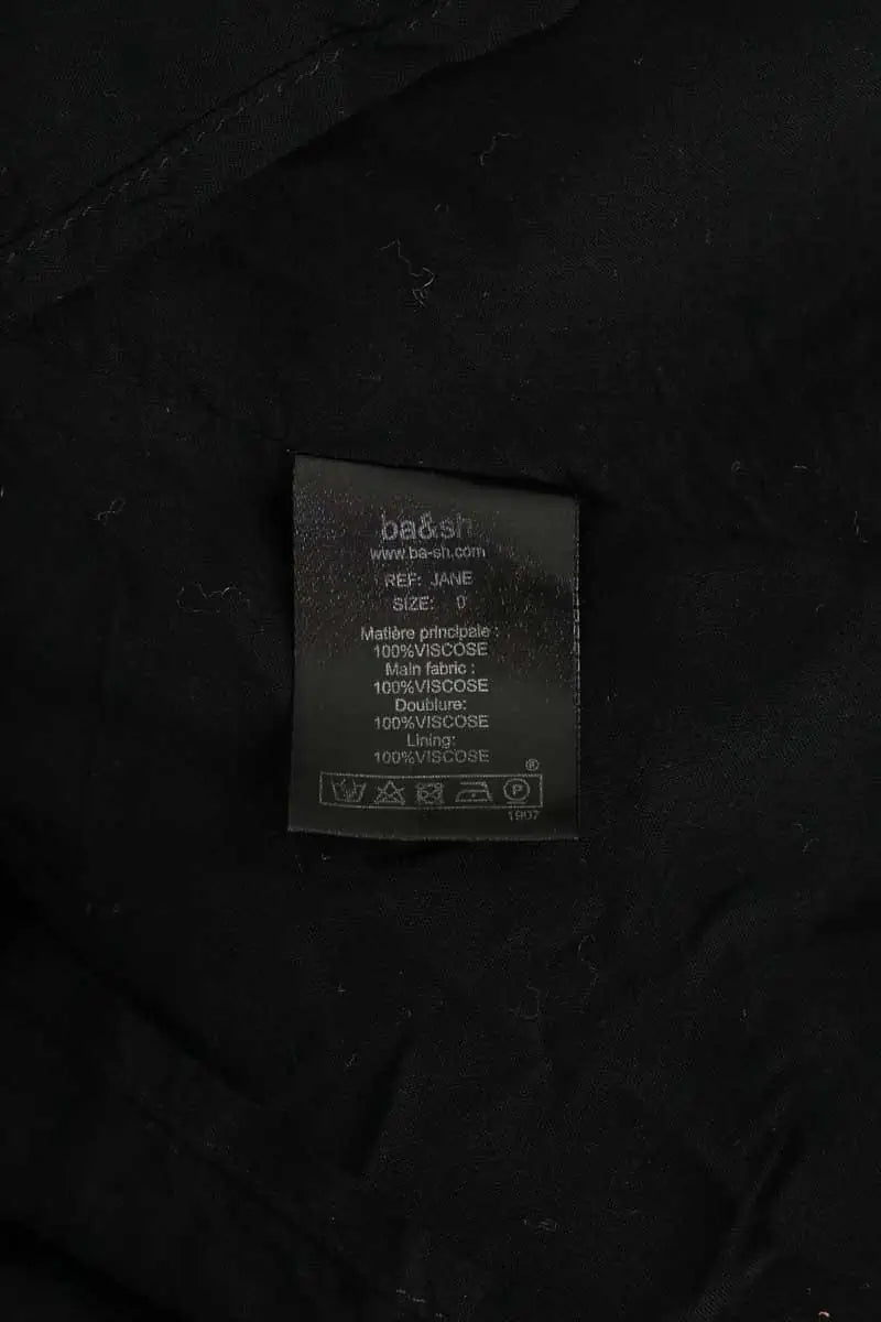 Robe Bash Noir en Viscose