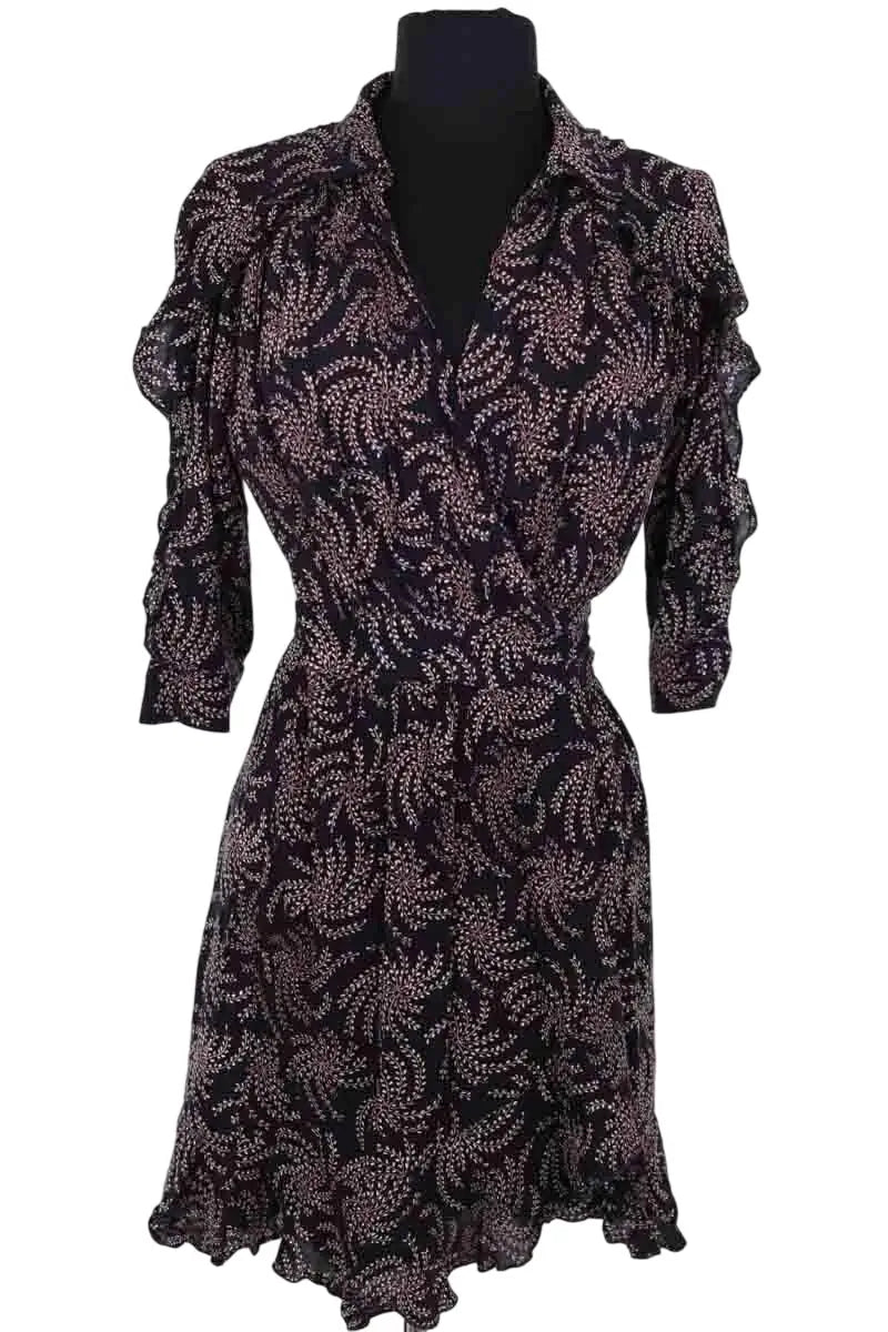 Robe Ba&Sh Noir en Viscose, taille XS - Seconde Main