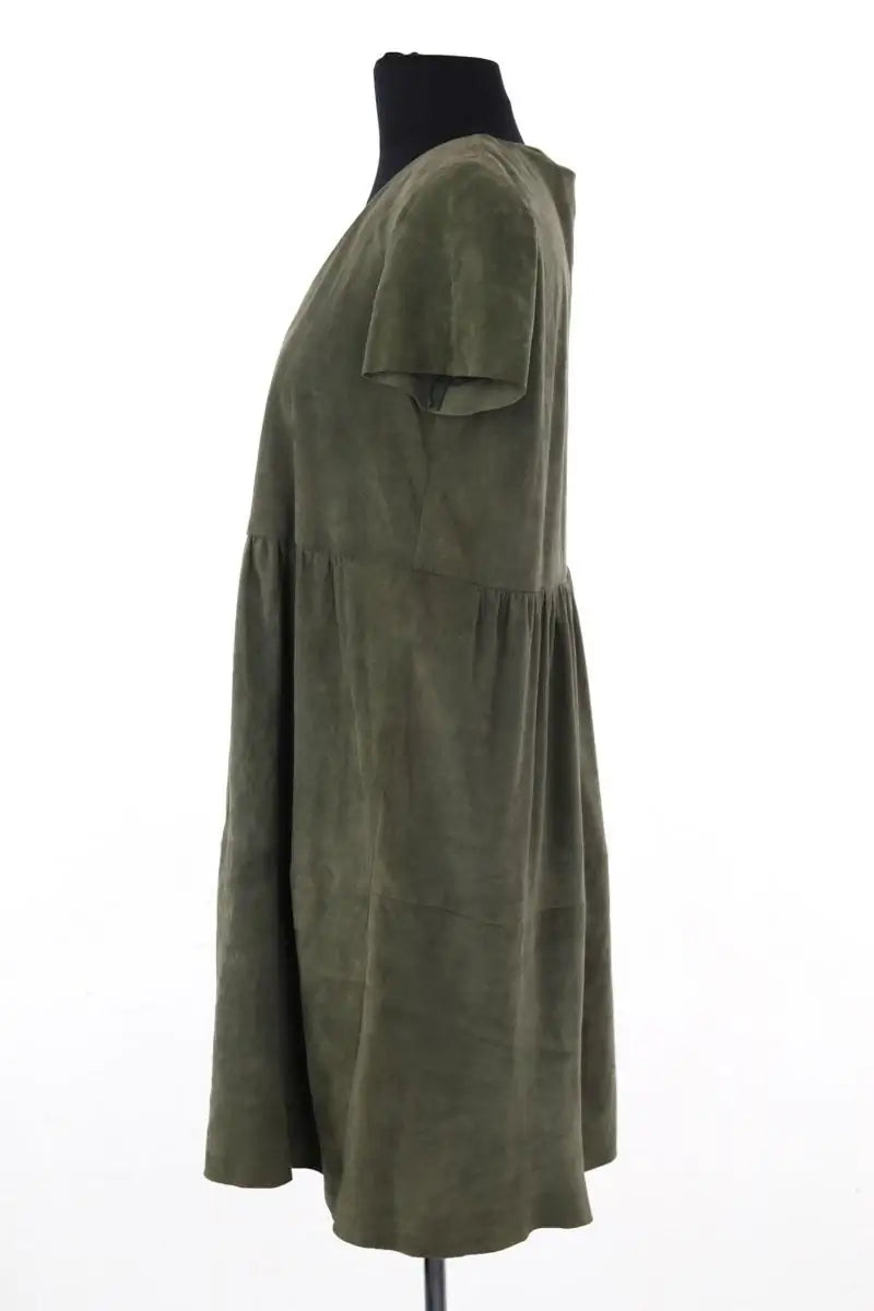 Robe Ba&Sh Omega Kaki en Daim