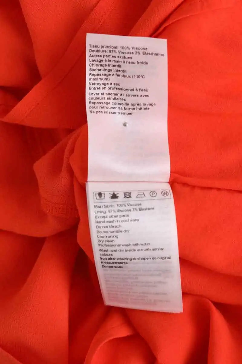 Robe Ba&Sh Orange en Synthétique