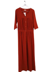 Robe Ba&Sh Orange en Synthétique, taille XS - Seconde Main