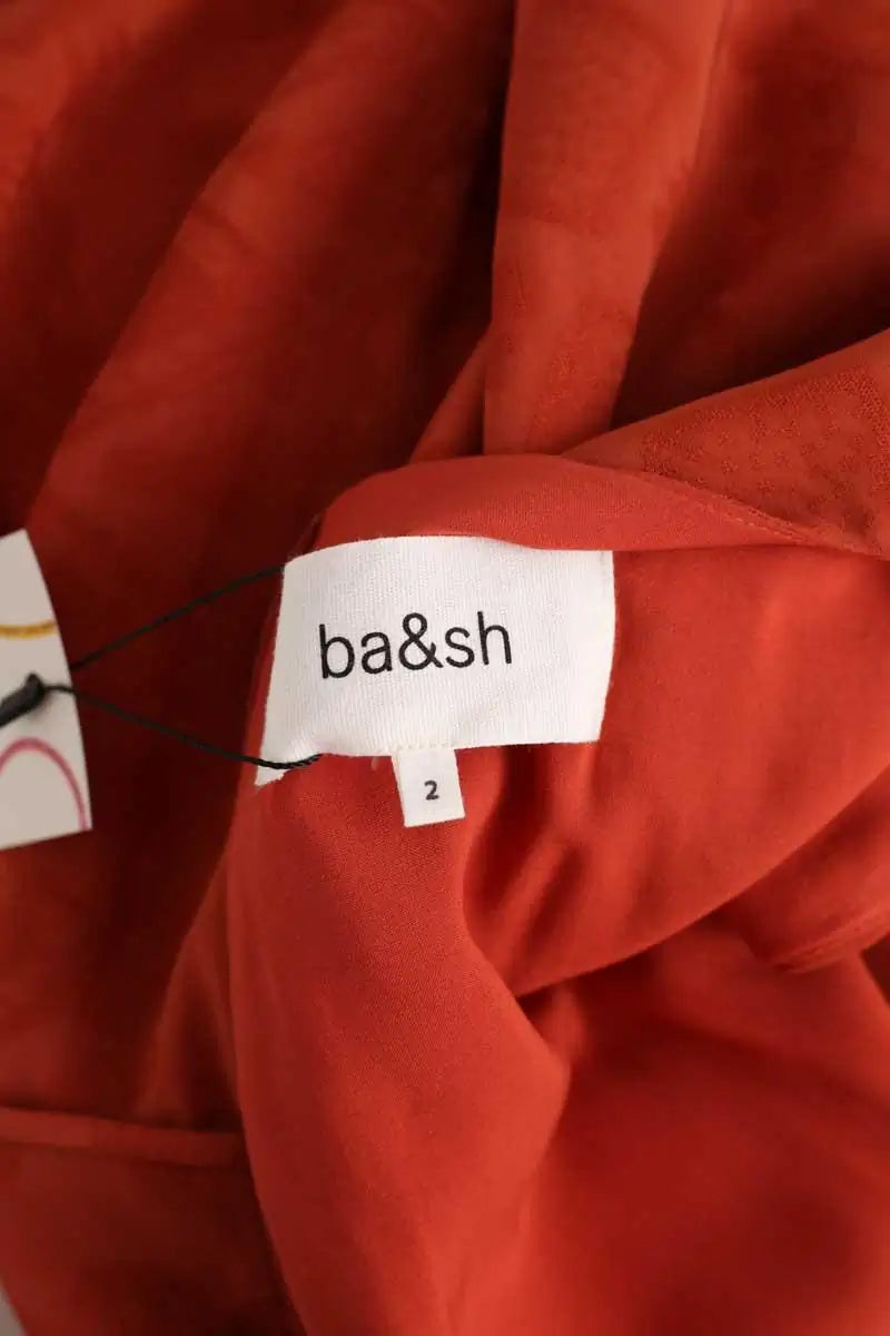 Robe Ba&Sh Orange en Viscose