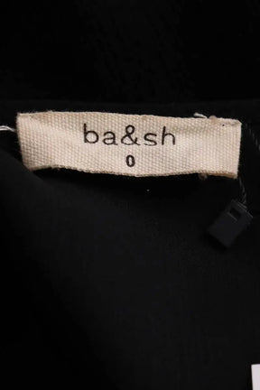 Robe Ba&Sh Orest Noir en Synthétique