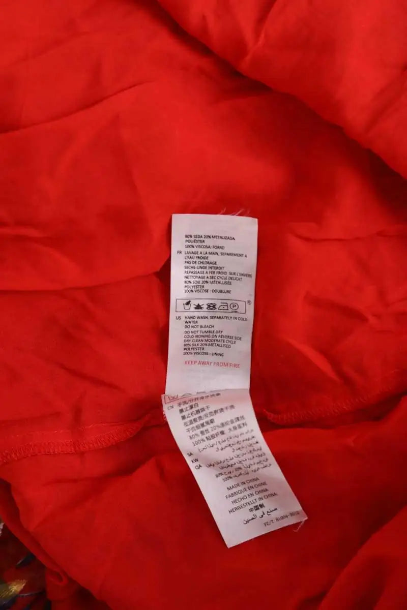 Robe Ba&Sh Rouge en Soie