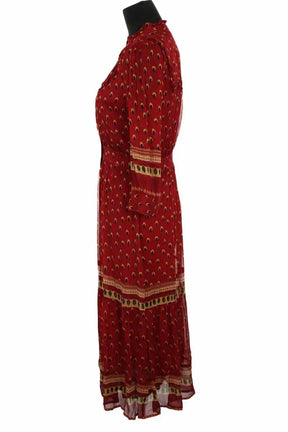 Robe Ba&Sh Rouge en Viscose