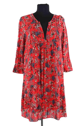 Robe Ba&Sh Rouge en Viscose, taille XS - Seconde Main