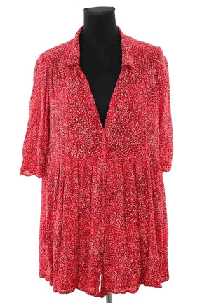 Robe Ba&Sh Rouge en Viscose, taille XS - Seconde Main