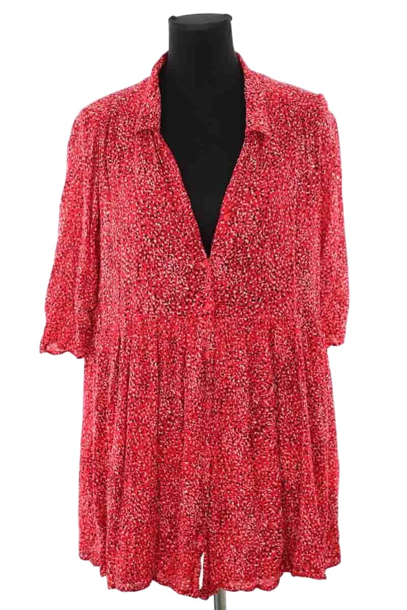 Robe Ba&Sh Rouge en Viscose, taille XS - Seconde Main