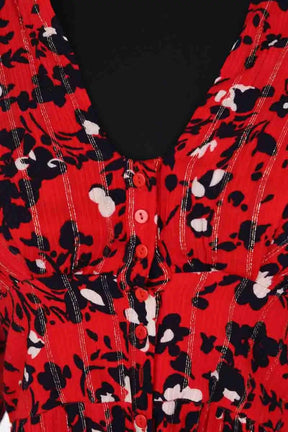 Robe Ba&Sh Rouge en Viscose