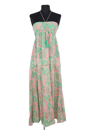 Robe Ba&Sh Vert en Coton, taille XS - Seconde Main