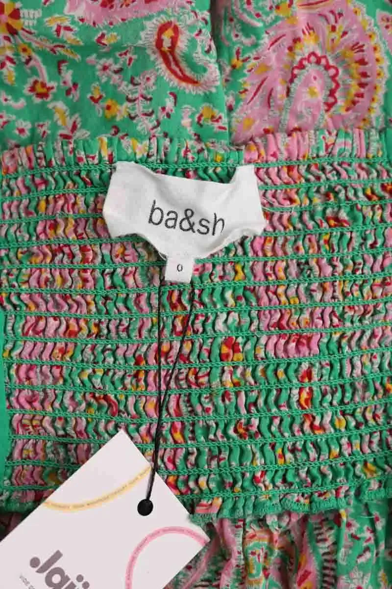Robe Ba&Sh Vert en Coton