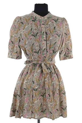 Robe Ba&Sh Vert en Coton, taille XS - Seconde Main