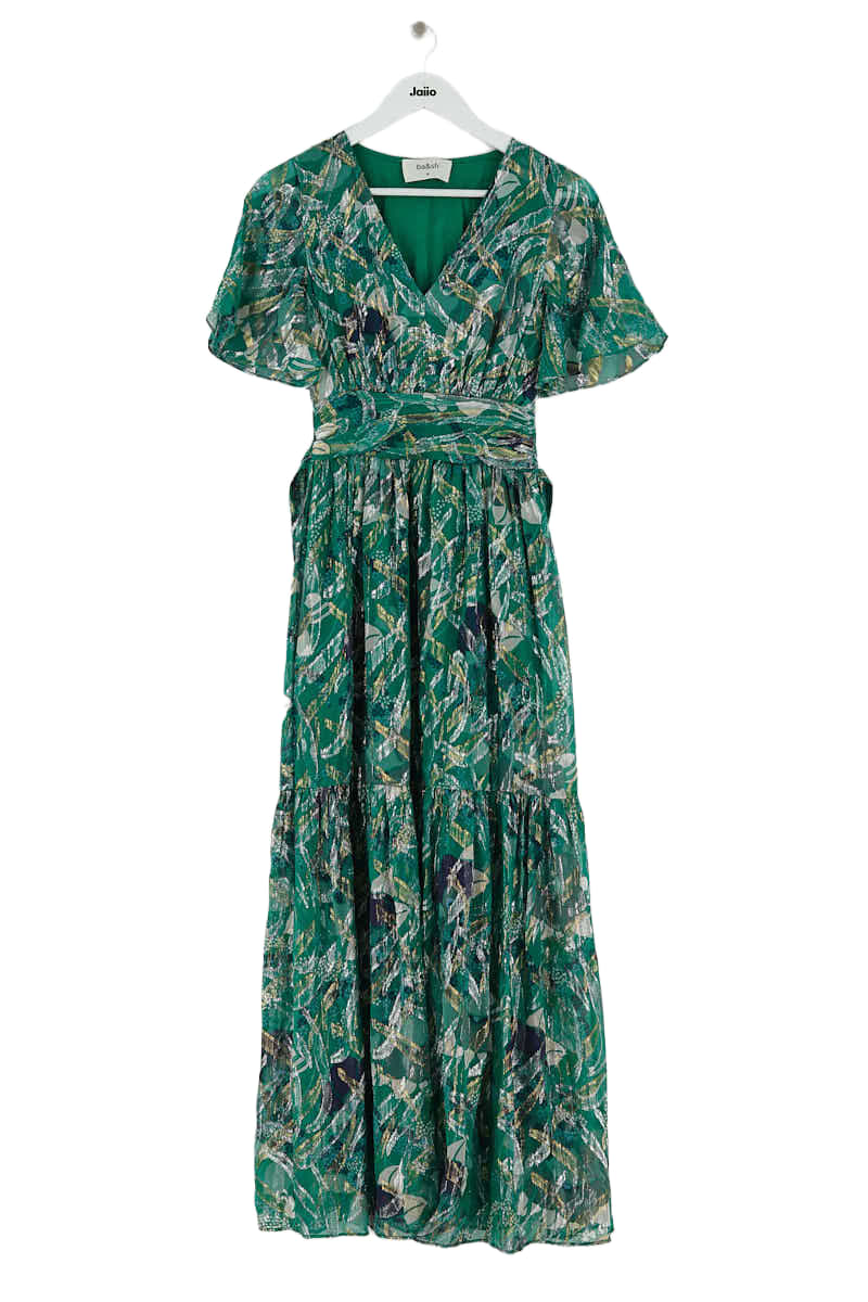 Robe Bash Vert en Soie, taille XS - Seconde Main