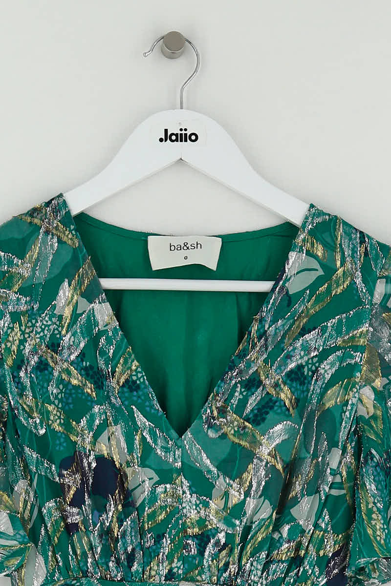 Robe Bash Vert en Soie