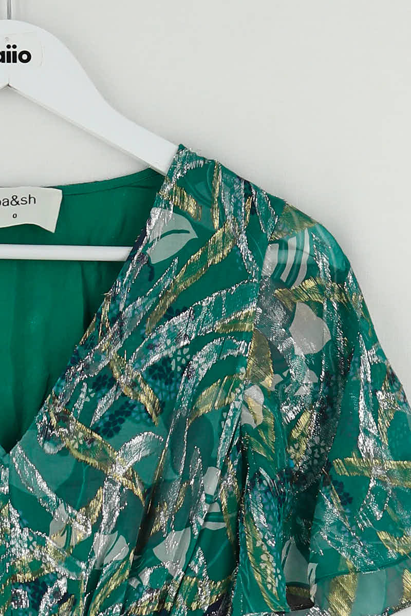 Robe Bash Vert en Soie