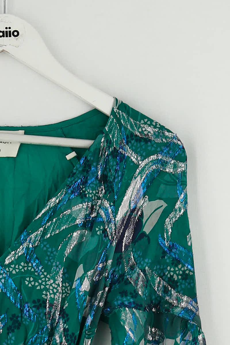 Robe Bash Vert en Soie