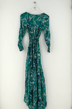 Robe Bash Vert en Soie
